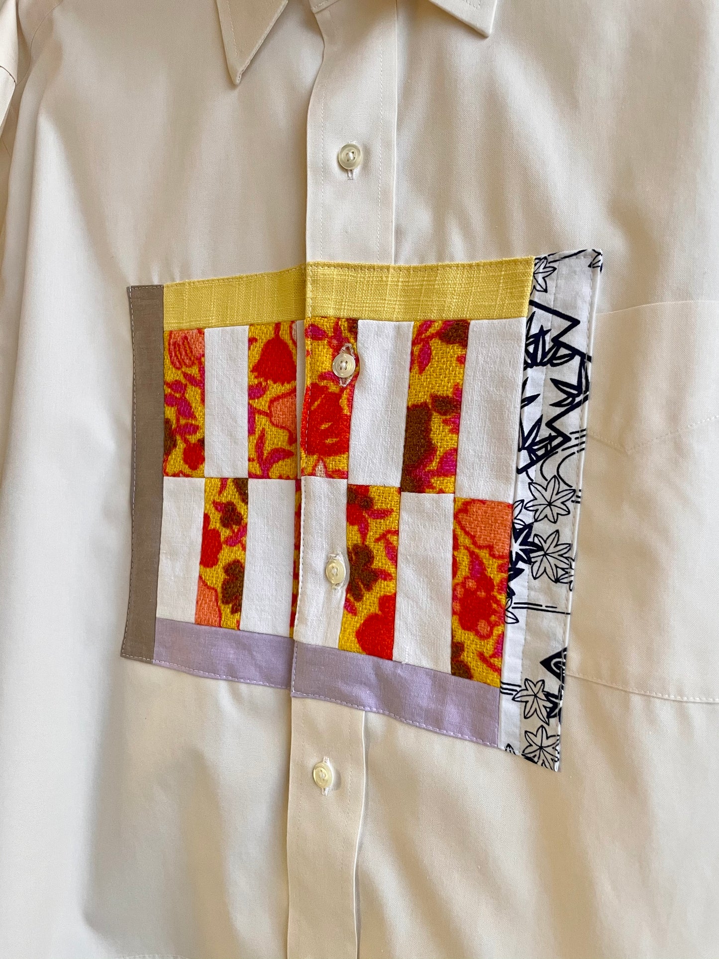 Patchwork Button Up 4