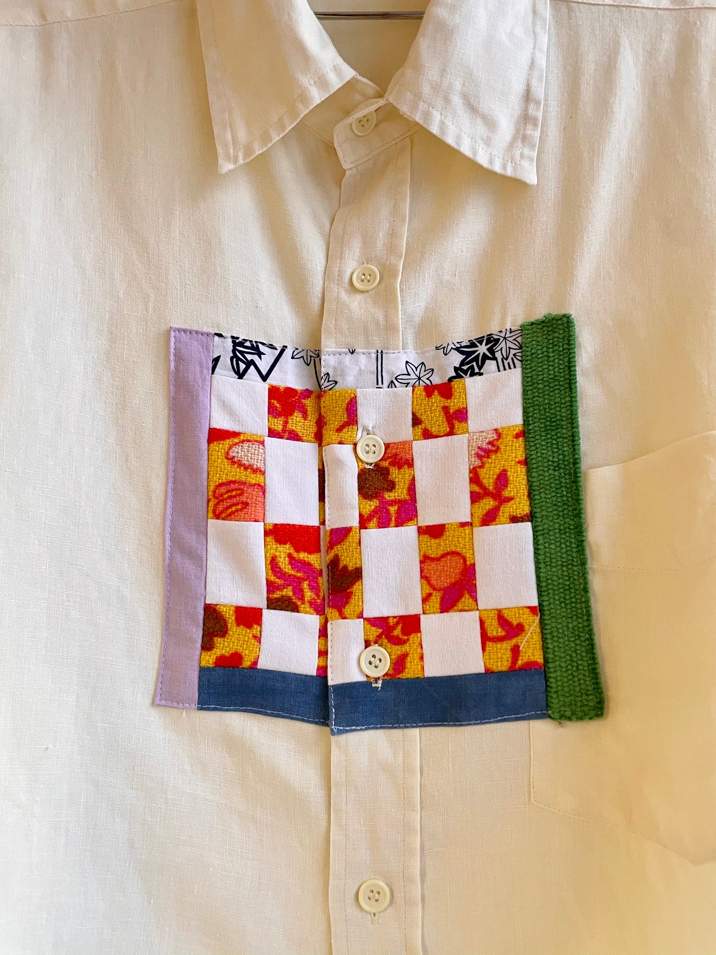 Patchwork Button Up 2