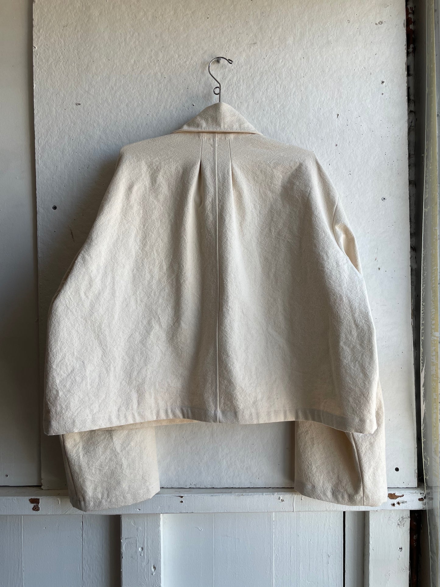 Cropped Work Jacket - Canvas